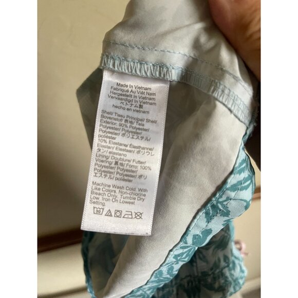 J. Crew Factory Flex Palm Leaf Print Swimsuit Size Medium - Picture 8 of 8